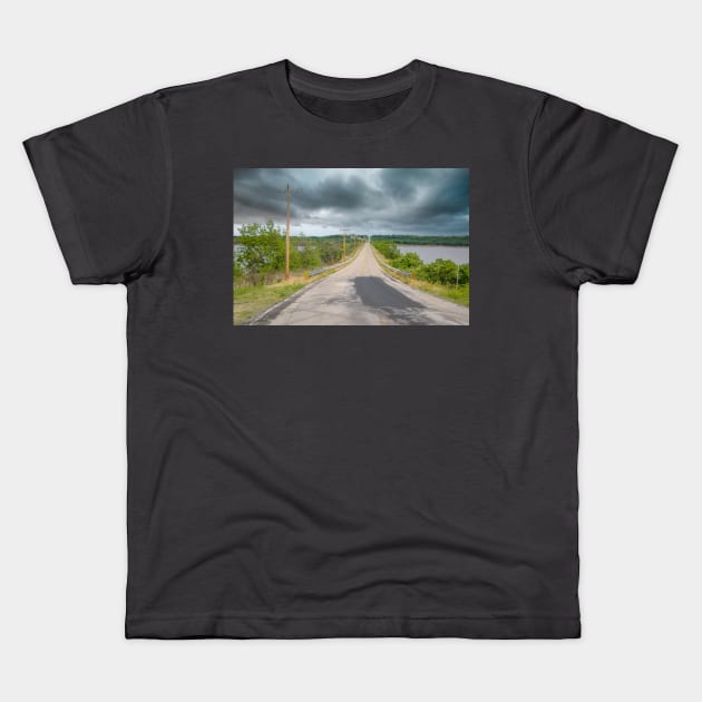 Filming location for Twister 2 Cow scene Kids T-Shirt by StormChaserD